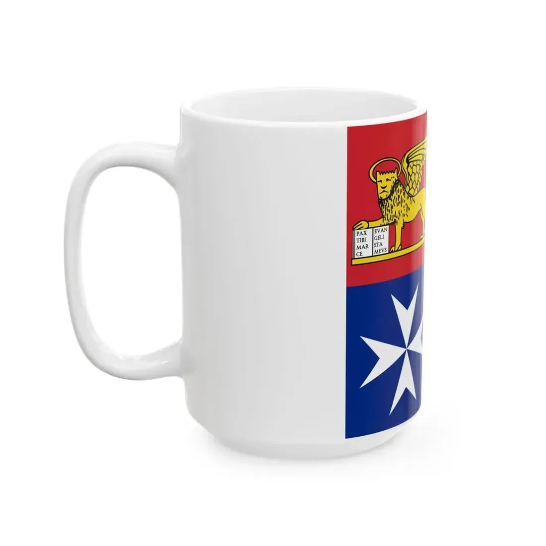 Merchant Naval Jack of Italy (Italy) White Coffee Mug - Go Mug Yourself
