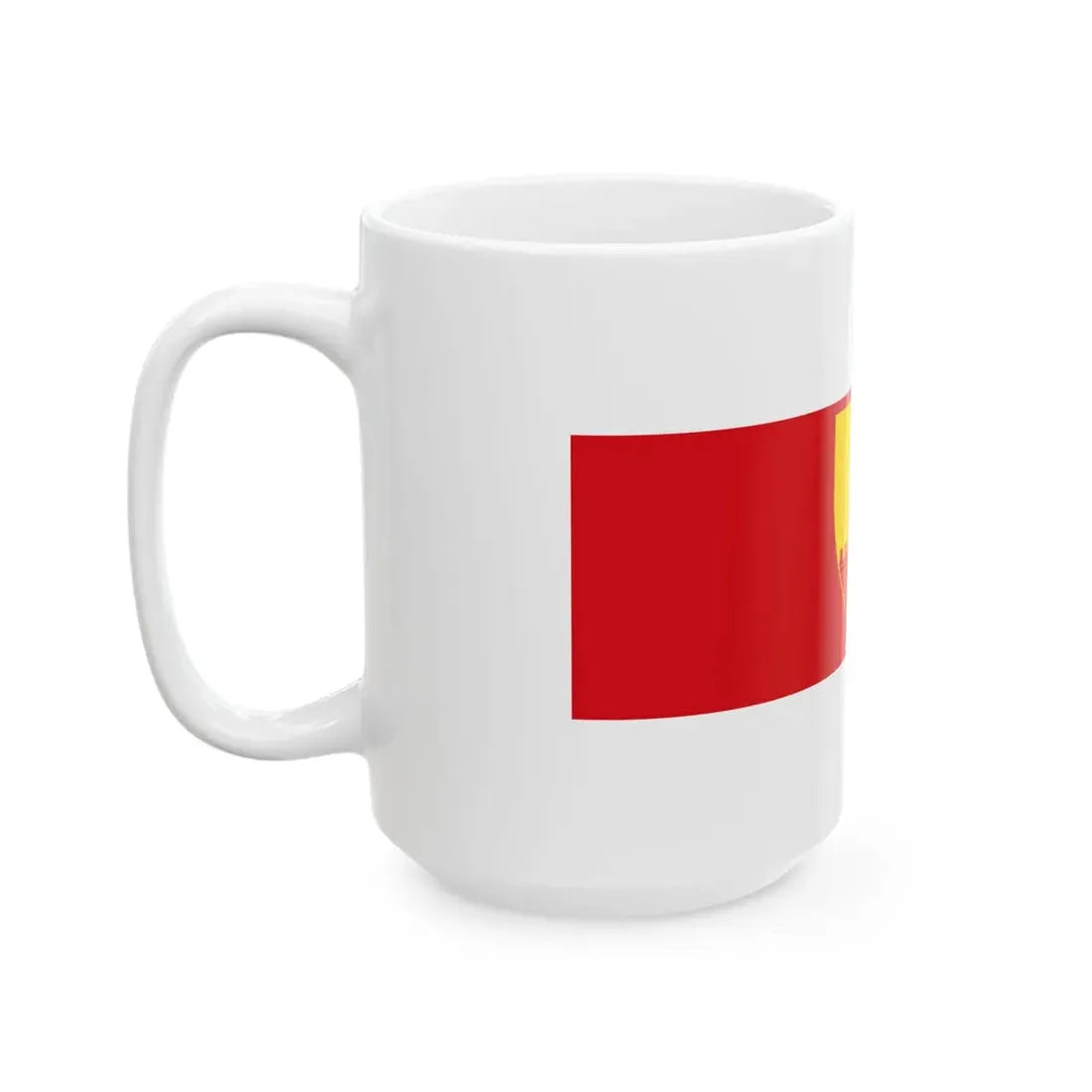 Merchtem vlag (Belgium) White Coffee Mug - Go Mug Yourself