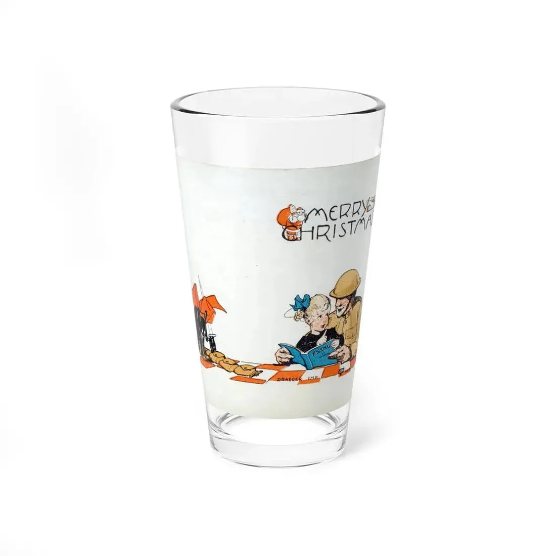 Merry Christmas, WWI in France, 1918, December 7 - Card (Magazine Illustration) Pint Glass 16oz 16oz - Go Mug Yourself