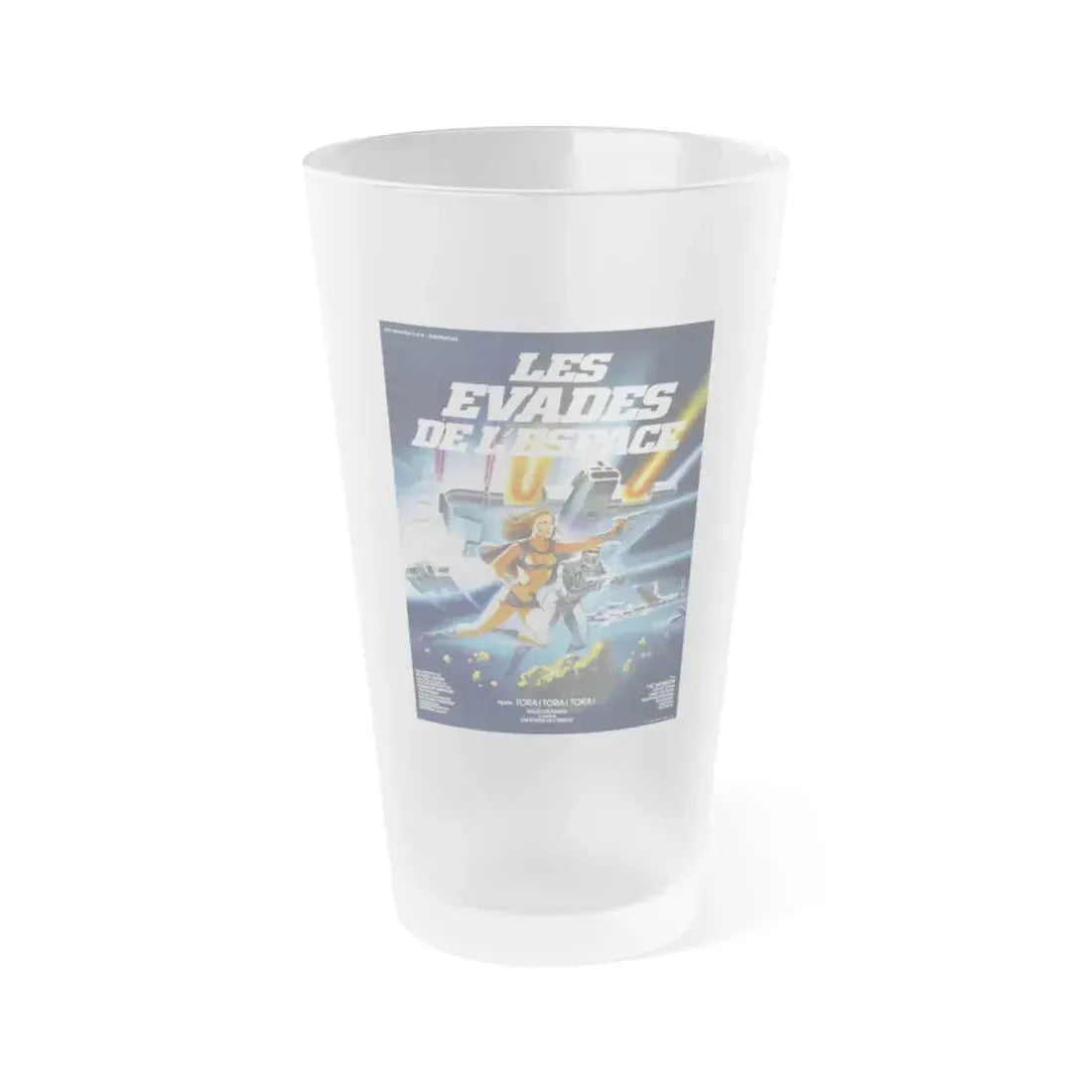MESSAGE FROM SPACE (2) 1978 Movie Poster - Frosted Pint Glass 16oz 16oz Frosted - Go Mug Yourself