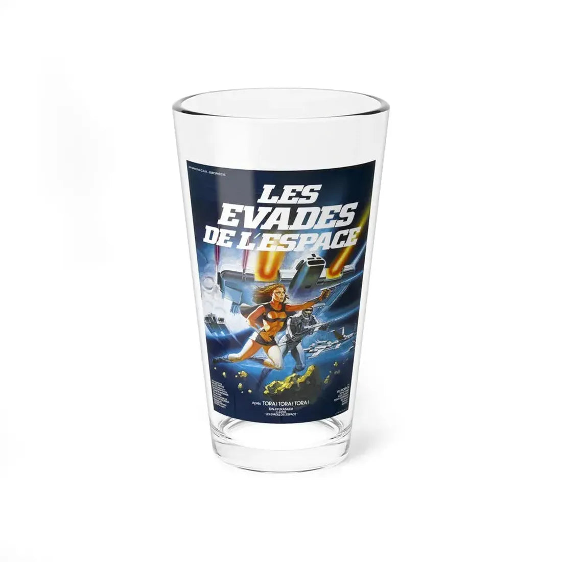 MESSAGE FROM SPACE (2) 1978 Movie Poster - Pint Glass 16oz 16oz - Go Mug Yourself
