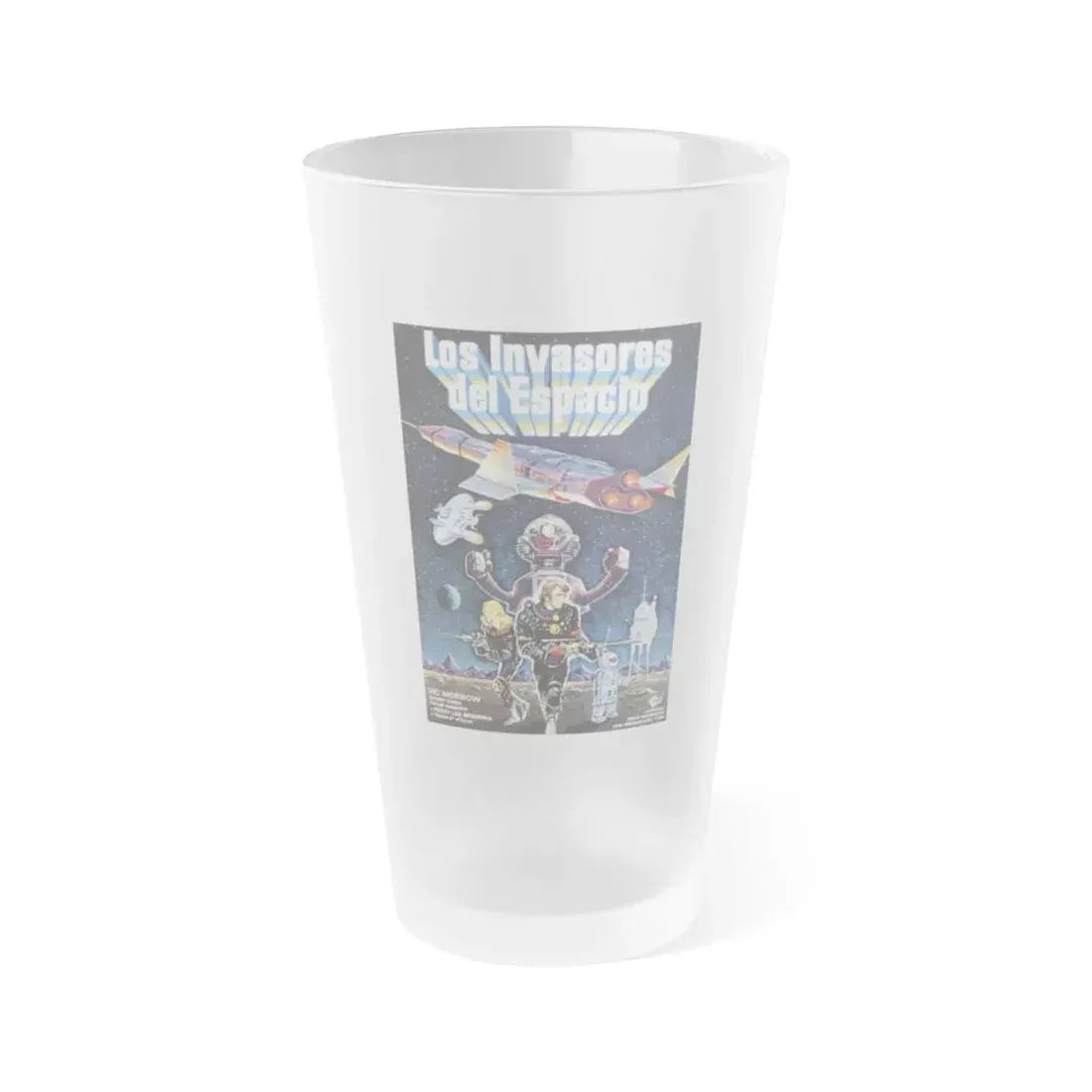 MESSAGE FROM SPACE (3) 1978 Movie Poster - Frosted Pint Glass 16oz 16oz Frosted - Go Mug Yourself