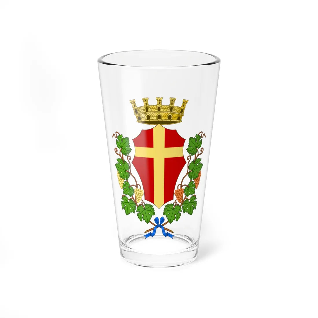 Messina-Stemma (Italy) (Coat of Arms) Pint Glass 16oz 16oz - Go Mug Yourself