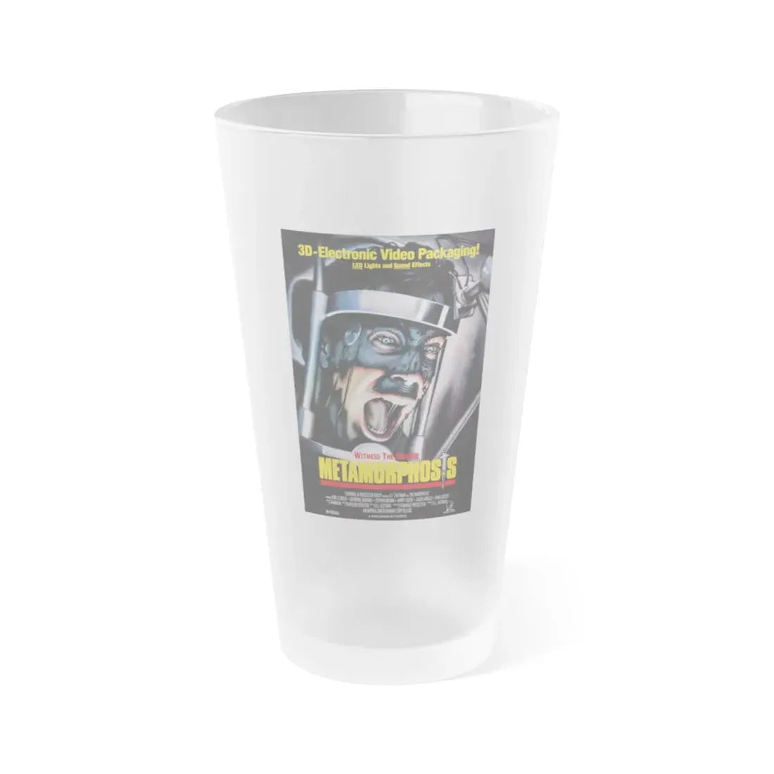 METAMORPHOSIS (2) 1990 Movie Poster - Frosted Pint Glass 16oz 16oz Frosted - Go Mug Yourself