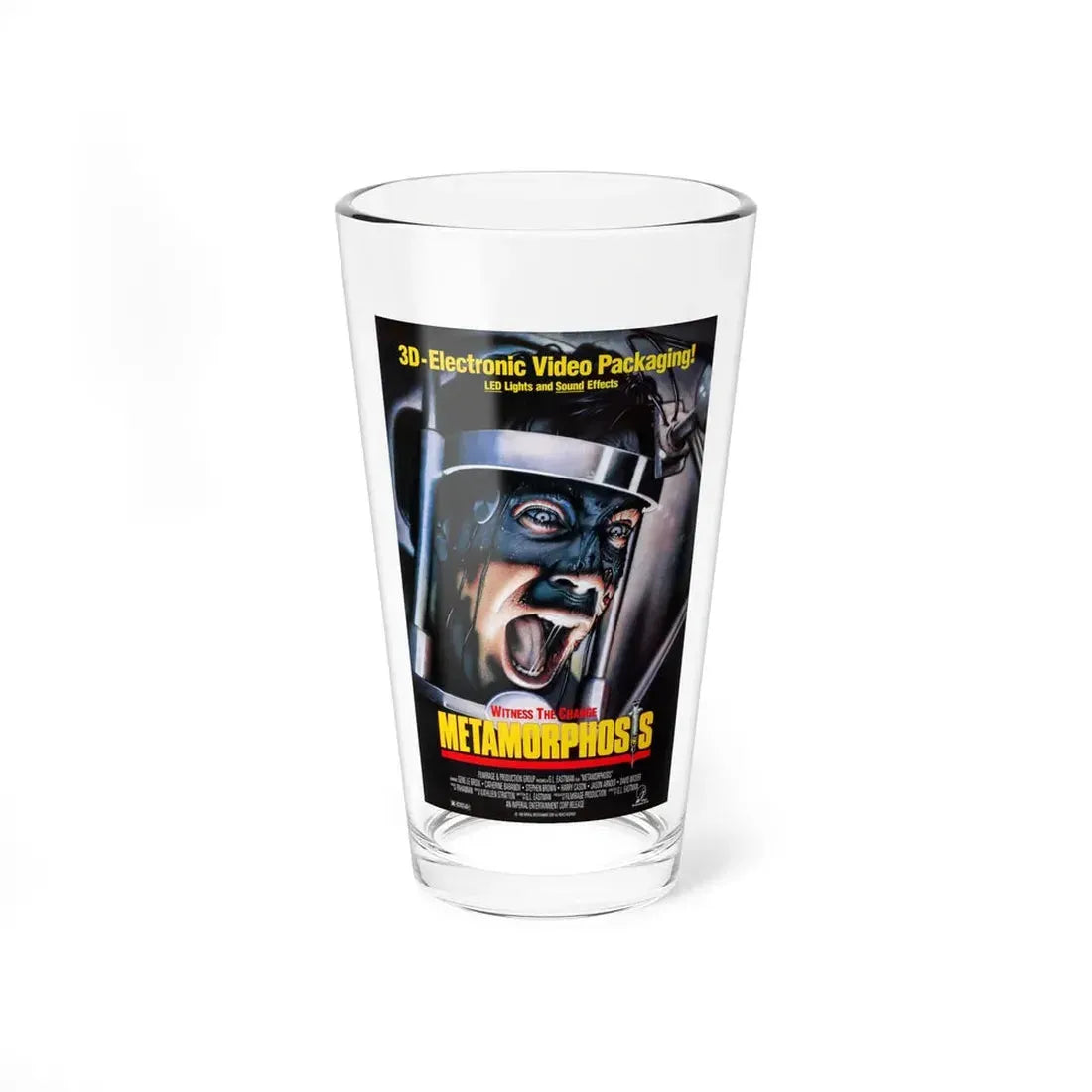 METAMORPHOSIS (2) 1990 Movie Poster - Pint Glass 16oz 16oz - Go Mug Yourself