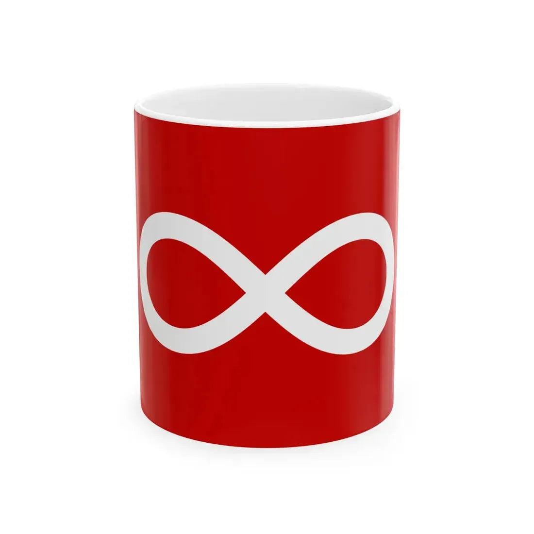 Metis Red (Canada) White Coffee Mug 11oz - Go Mug Yourself