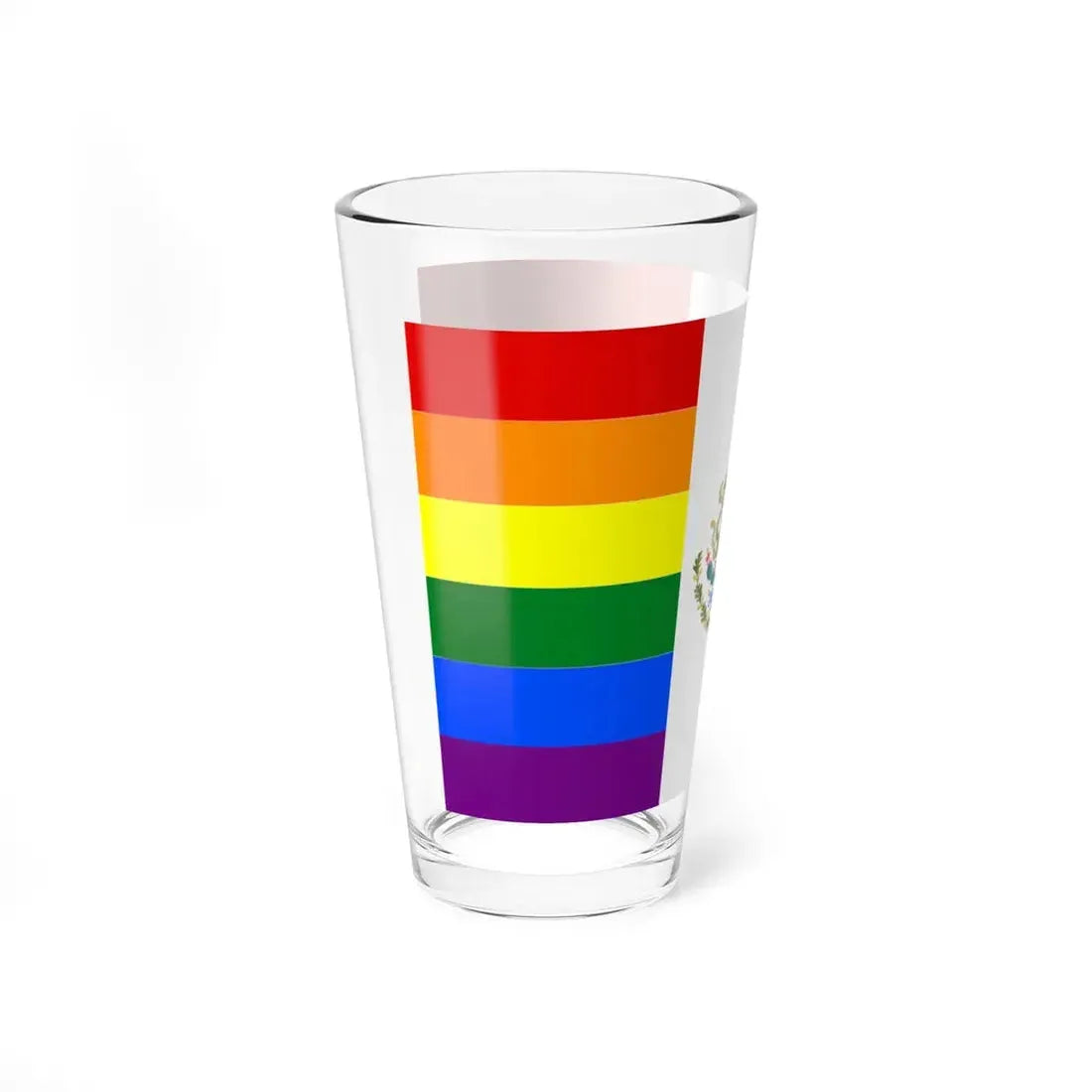 Mexico Gay flag (Mexico) Pint Glass 16oz - Go Mug Yourself