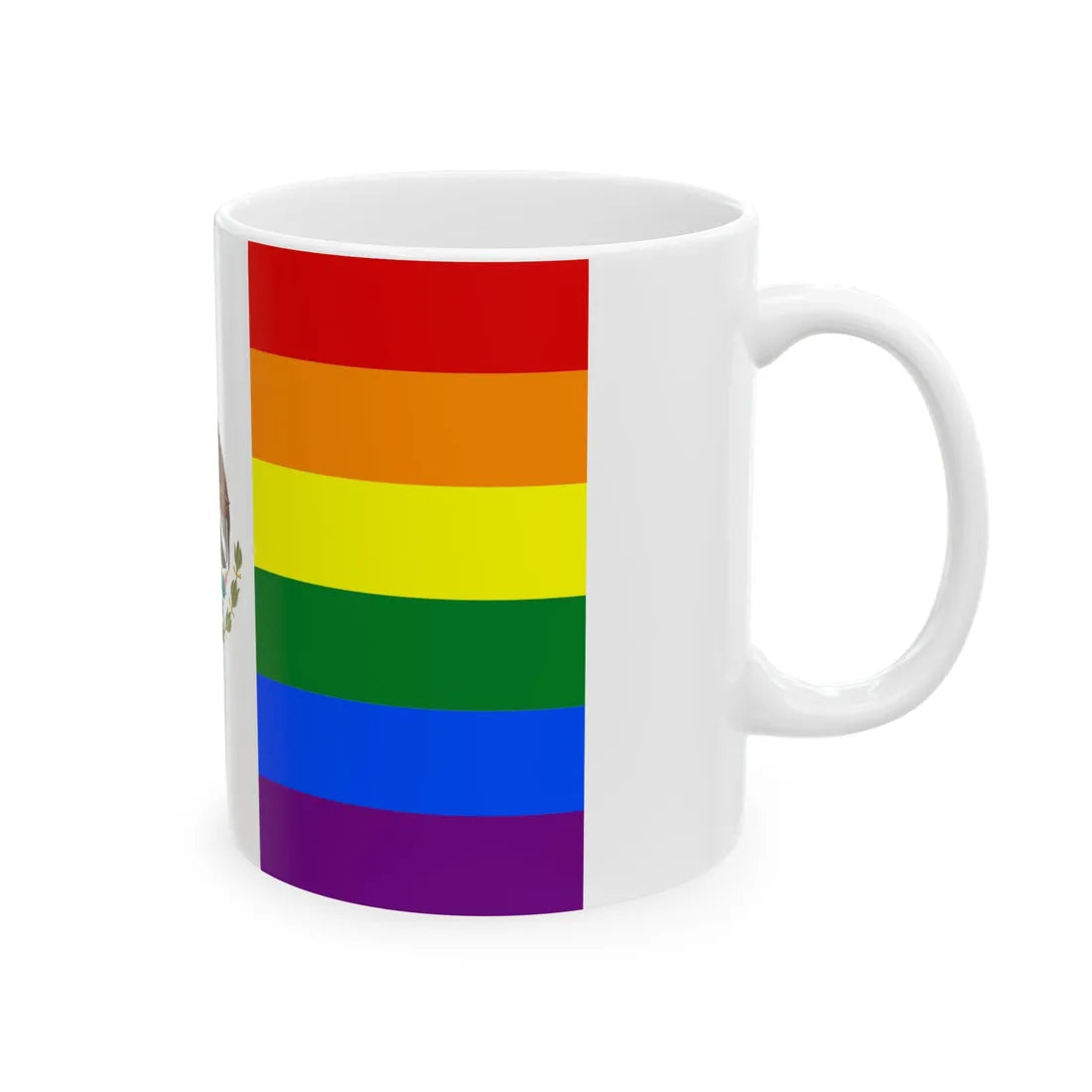 Mexico Gay flag (Mexico) White Coffee Mug - Go Mug Yourself