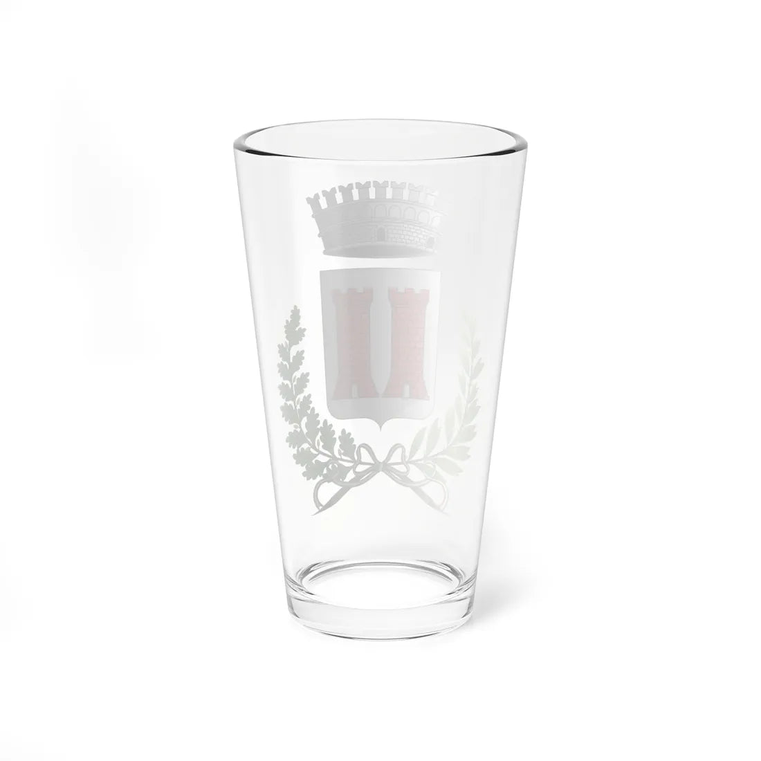 Mezzanego-Stemma (Italy) (Coat of Arms) Pint Glass 16oz - Go Mug Yourself