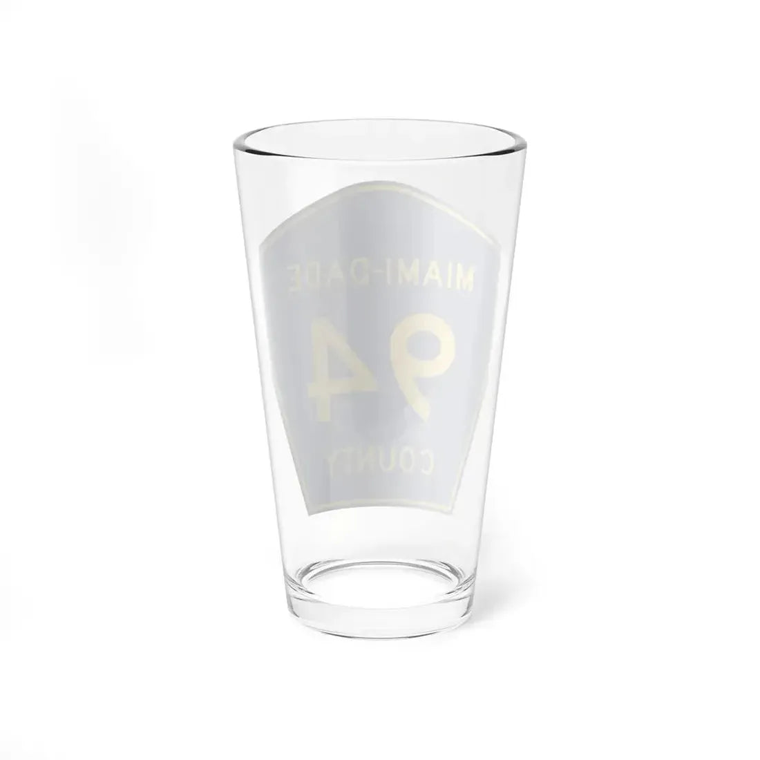 Miami-Dade County 94 (Florida) (Road Sign) Pint Glss 16oz - Go Mug Yourself