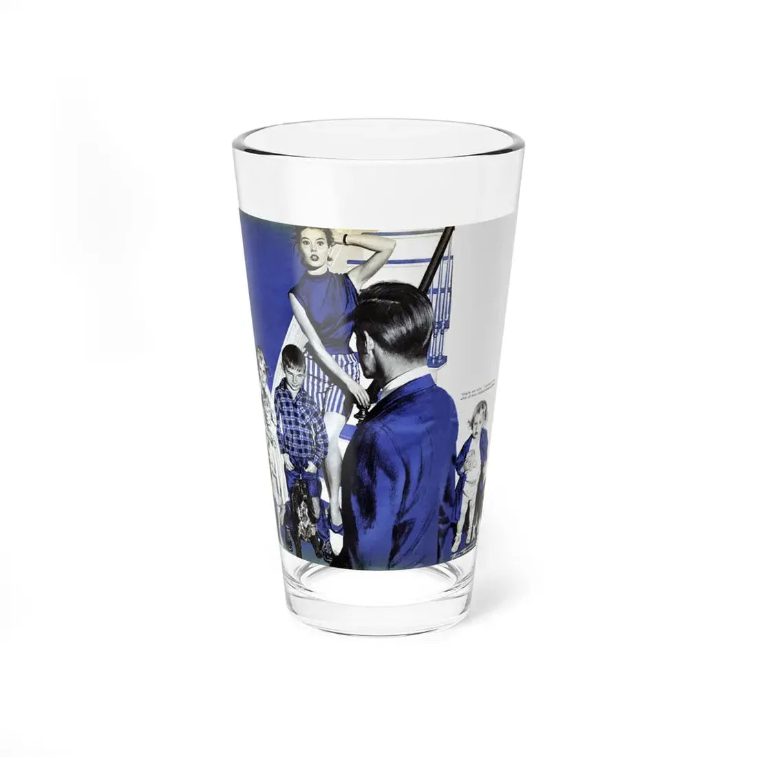 Michael and the Dragon, Woman's Day, August 1958 (Magazine Illustration) Pint Glass 16oz 16oz - Go Mug Yourself
