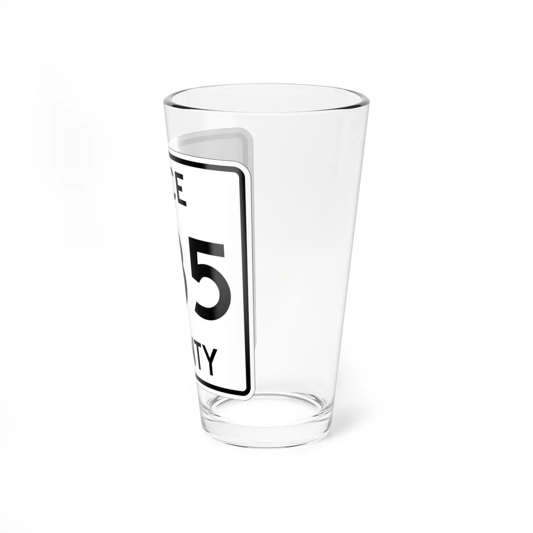 Michigan 435 Luce County (Michigan) (Road Sign) Pint Glass 16oz - Go Mug Yourself