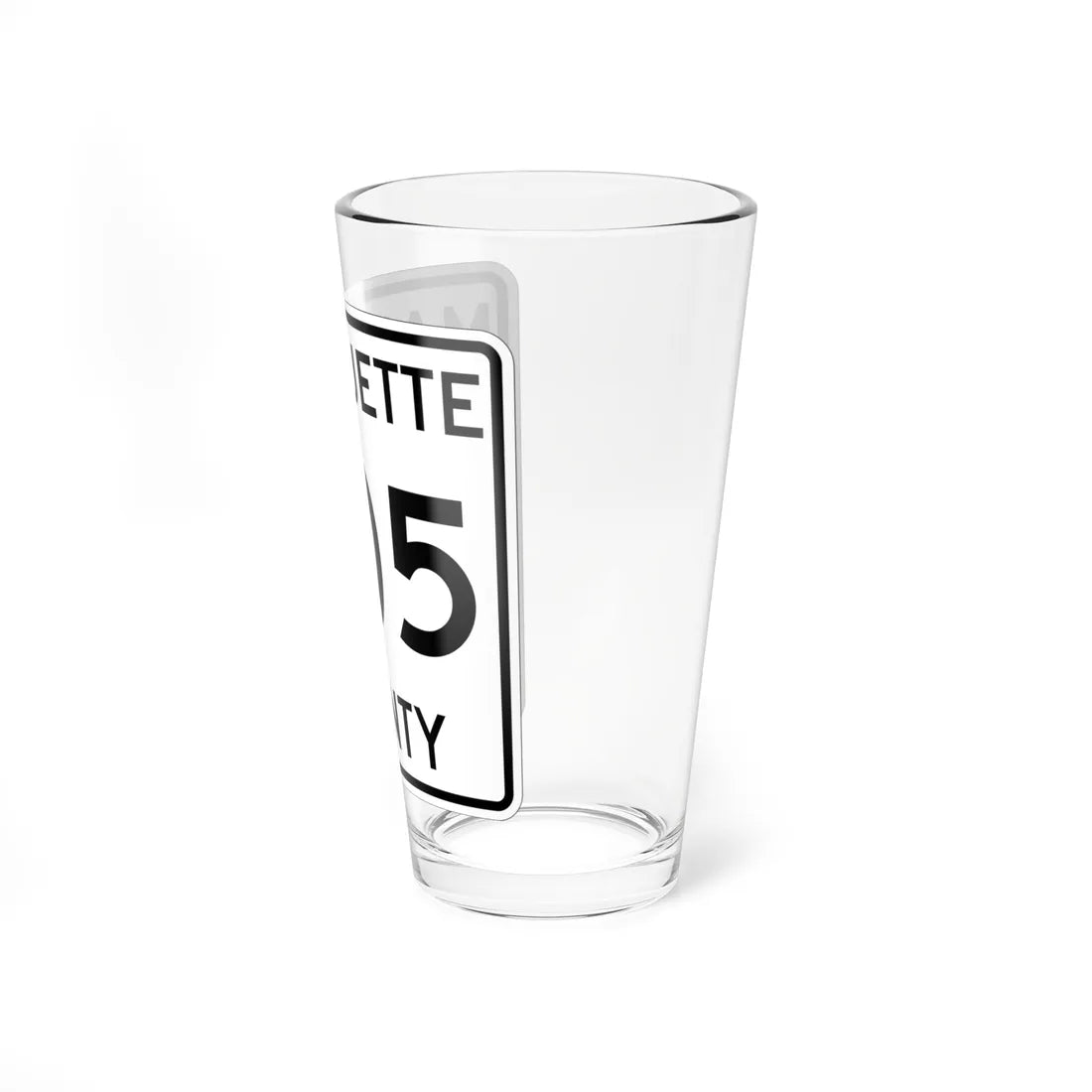 Michigan 505 Marquette County (Michigan) (Road Sign) Pint Glss 16oz - Go Mug Yourself