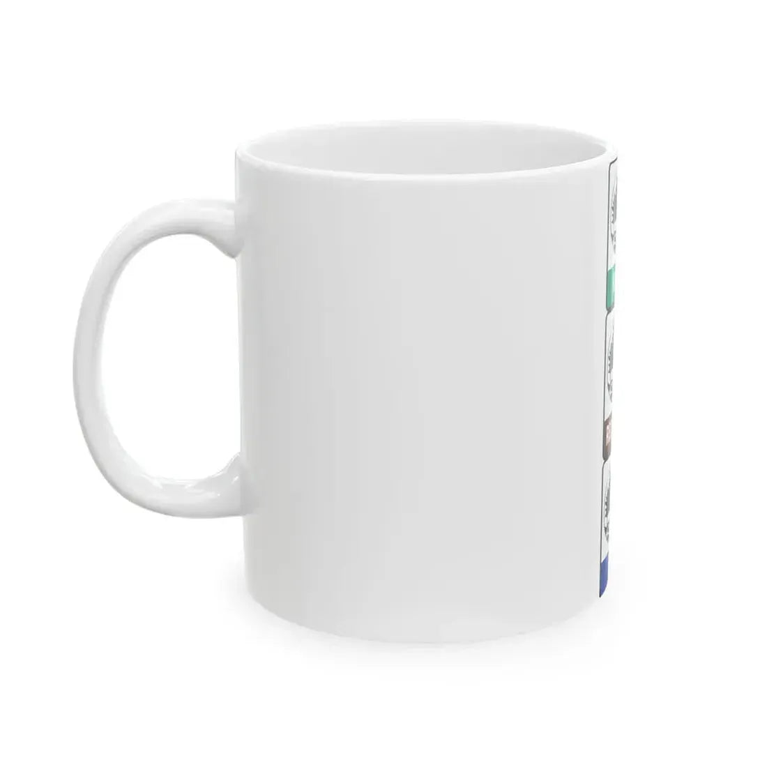 Michigan Heritage Routes stacked (Michigan) (Road Sign) White Coffee Mug - Go Mug Yourself