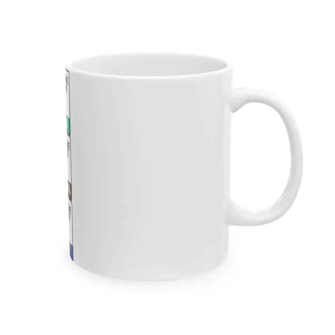 Michigan Heritage Routes stacked (Michigan) (Road Sign) White Coffee Mug - Go Mug Yourself