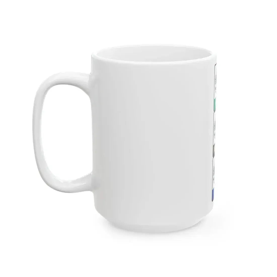 Michigan Heritage Routes stacked (Michigan) (Road Sign) White Coffee Mug - Go Mug Yourself