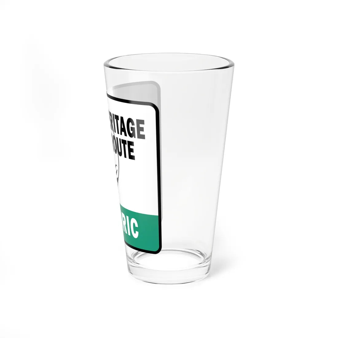 Michigan Historic Heritage Route (Michigan) (Road Sign) Pint Glss 16oz - Go Mug Yourself