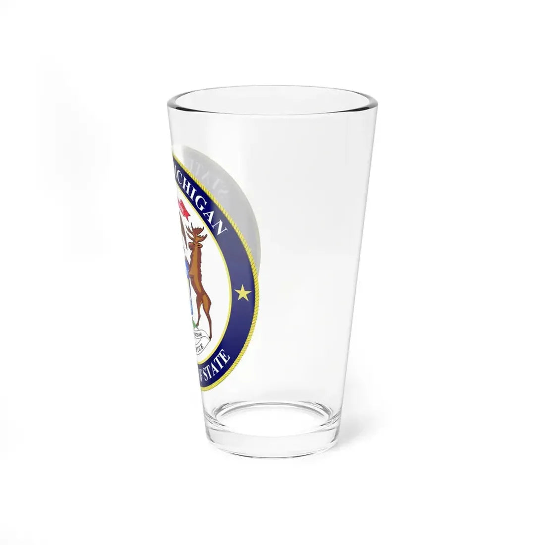 Michigan Secretary of State - Pint Glass 16oz - Go Mug Yourself