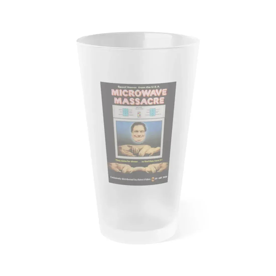 MICROWAVE MASSACRE (2) 1979 Movie Poster - Frosted Pint Glass 16oz 16oz Frosted - Go Mug Yourself