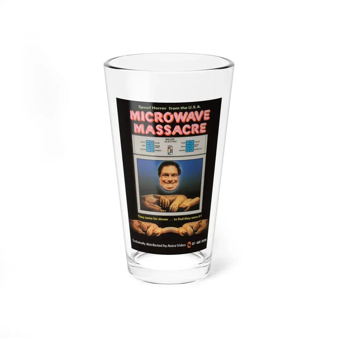 MICROWAVE MASSACRE (2) 1979 Movie Poster - Pint Glass 16oz 16oz - Go Mug Yourself