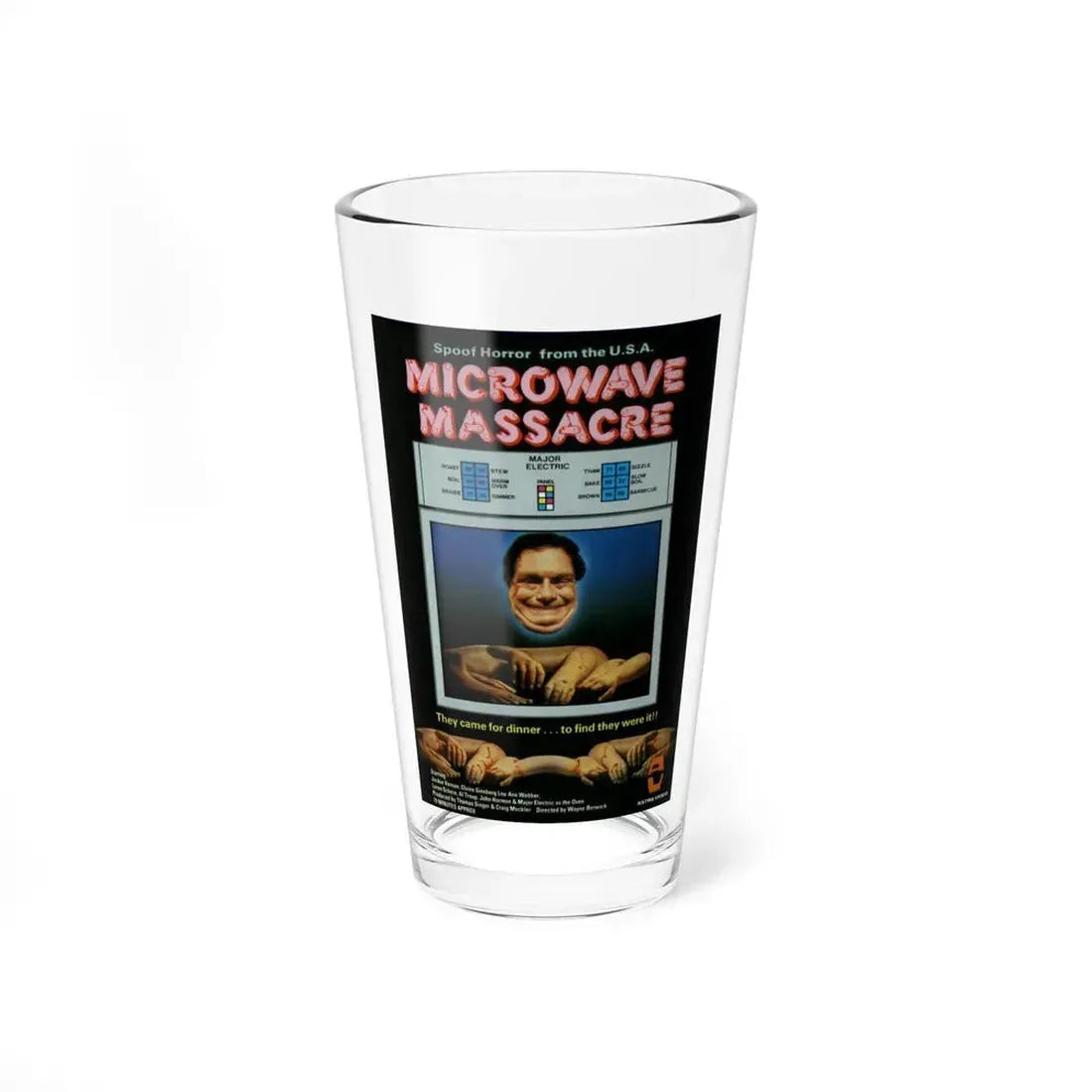 MICROWAVE MASSACRE (3) 1979 Movie Poster - Pint Glass 16oz 16oz - Go Mug Yourself