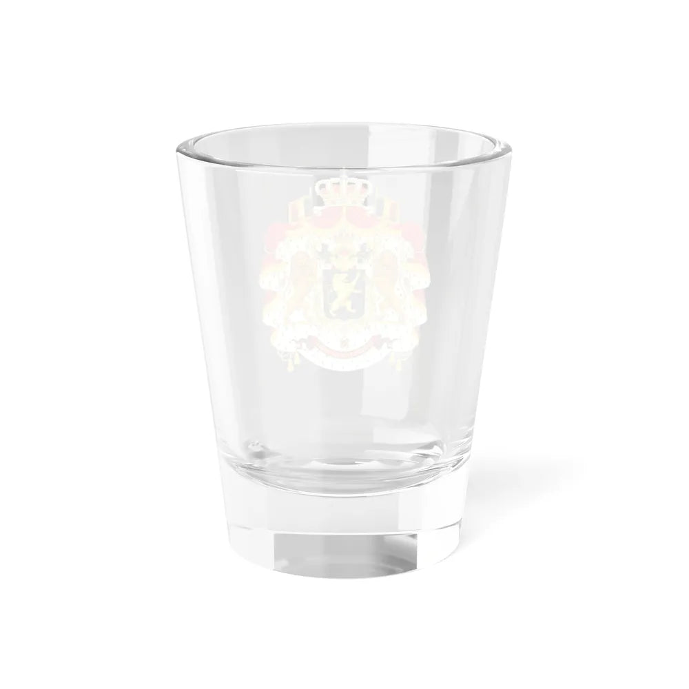 Middle coat of arms of Belgium - Shot Glass 1.5oz - Go Mug Yourself