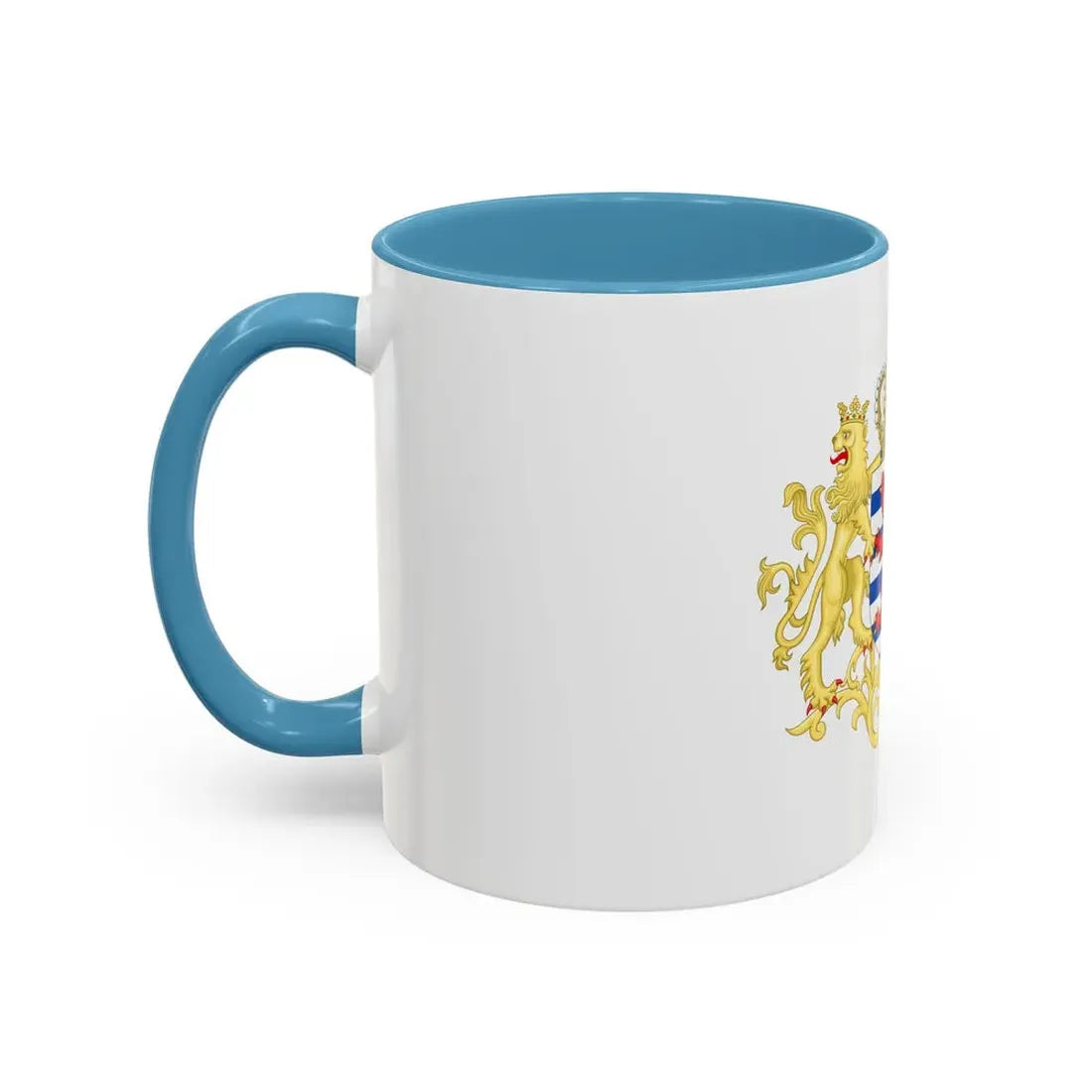 Middle coat of arms of Luxembourg - Accent Coffee Mug - Go Mug Yourself
