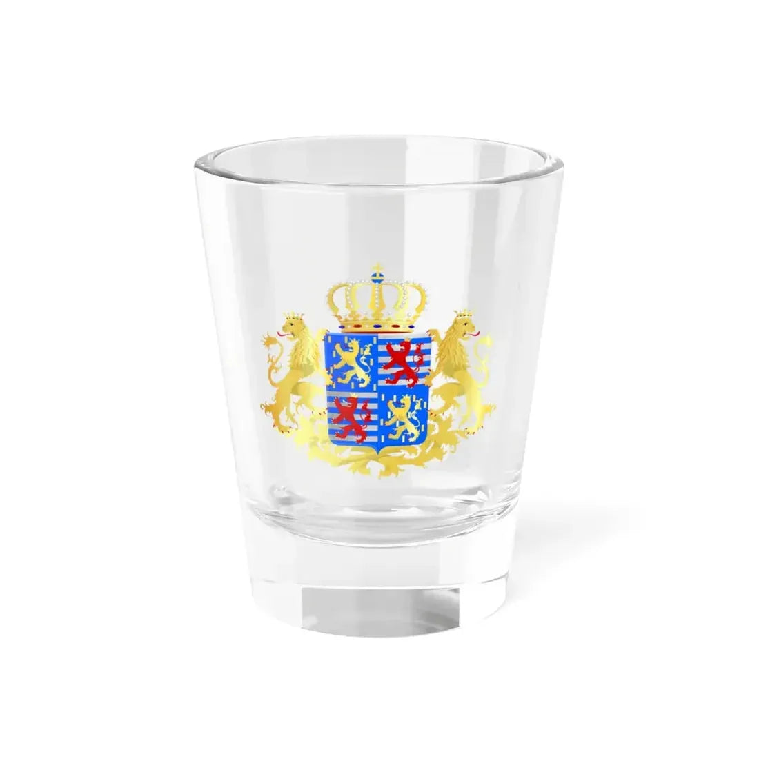 Middle coat of arms of the Grand Dukes of Luxembourg prior to 2000 - Shot Glass 1.5oz 1.5oz - Go Mug Yourself