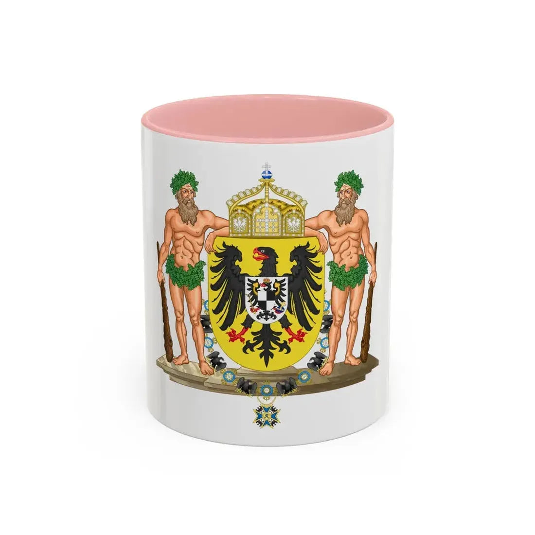 Middle imperial coat of arms of Germany - Accent Coffee Mug 11oz Pink - Go Mug Yourself