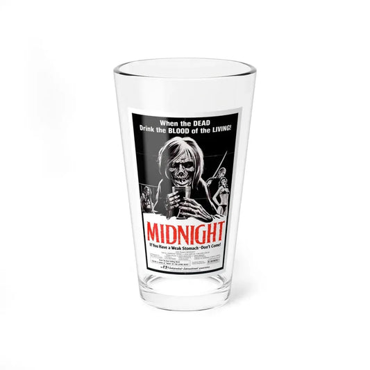 MIDNIGHT (2) 1982 Movie Poster - Pint Glass 16oz 16oz - Go Mug Yourself