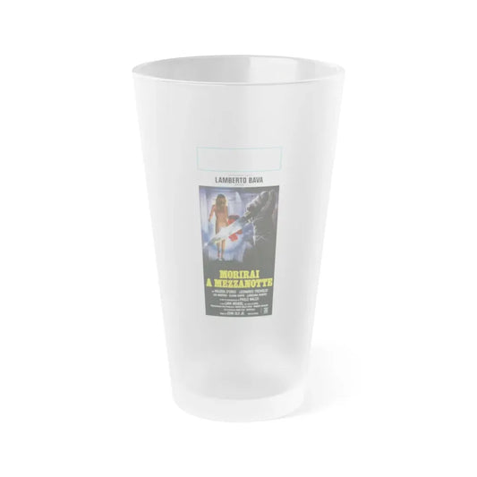 MIDNIGHT KILLER 1986 Movie Poster - Frosted Pint Glass 16oz Default Title - Go Mug Yourself