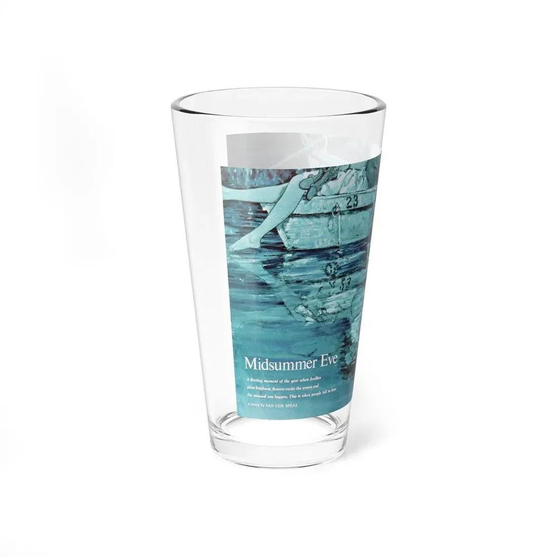 Midsummer Eve, Woman's Day, June 1961 (Magazine Illustration) Pint Glass 16oz - Go Mug Yourself
