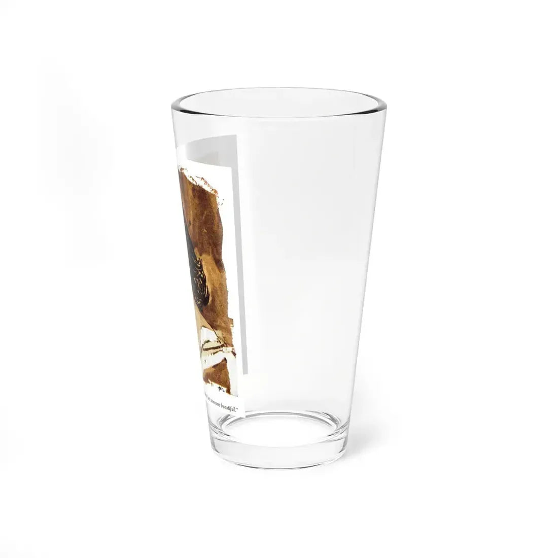 Midtown Manner (1), Cosmopolitan March 1957 (Magazine Illustration) Pint Glass 16oz - Go Mug Yourself