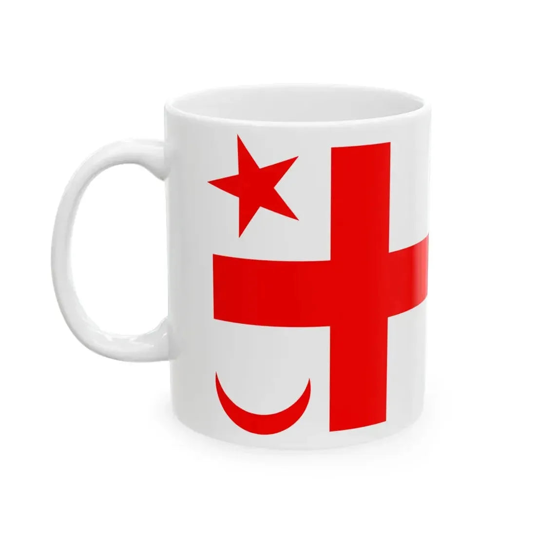 Mikmaq State Flag (Canada) White Coffee Mug - Go Mug Yourself