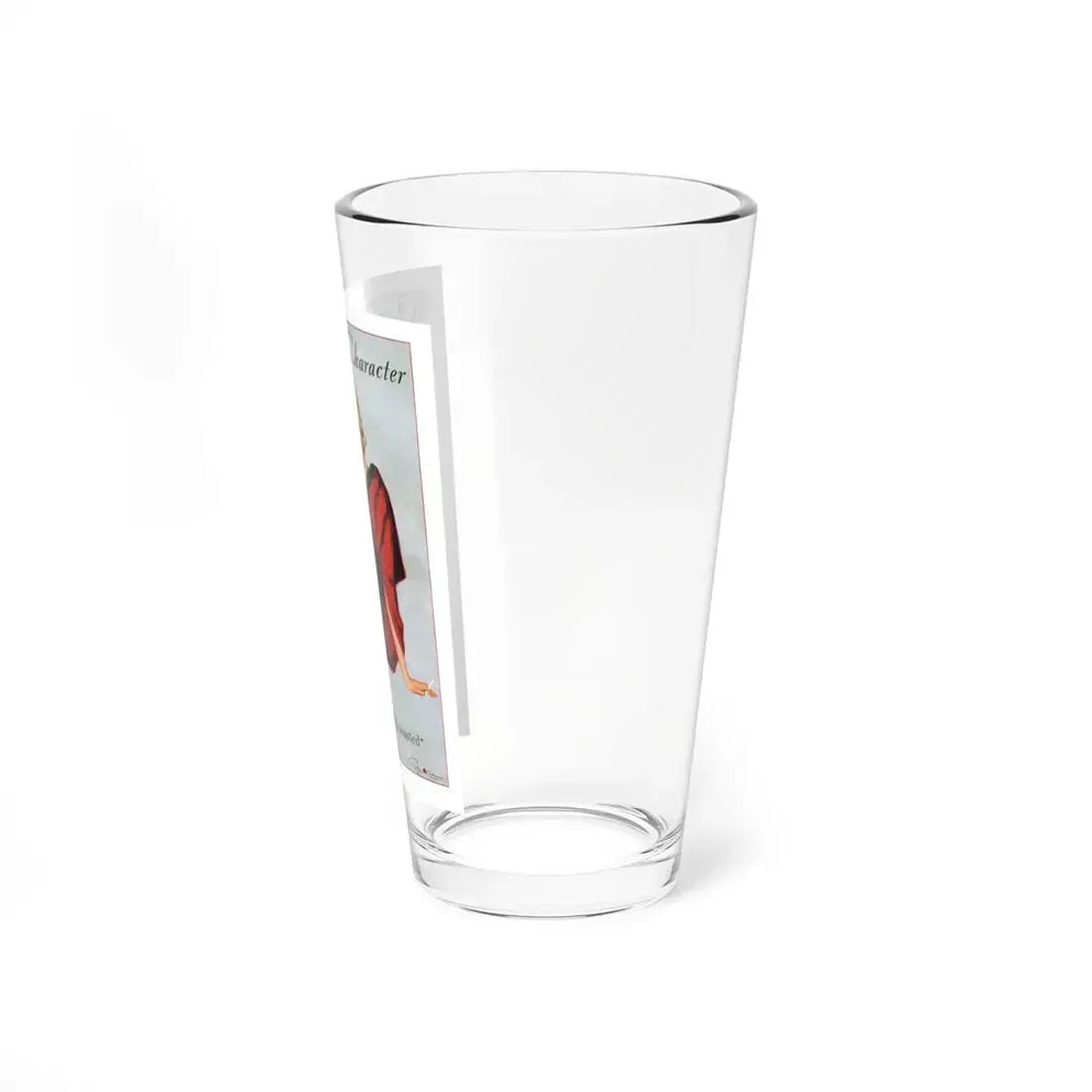 Mildness and Character, Liberty magazine, February 25, 1933 (Magazine Illustration) Pint Glass 16oz - Go Mug Yourself