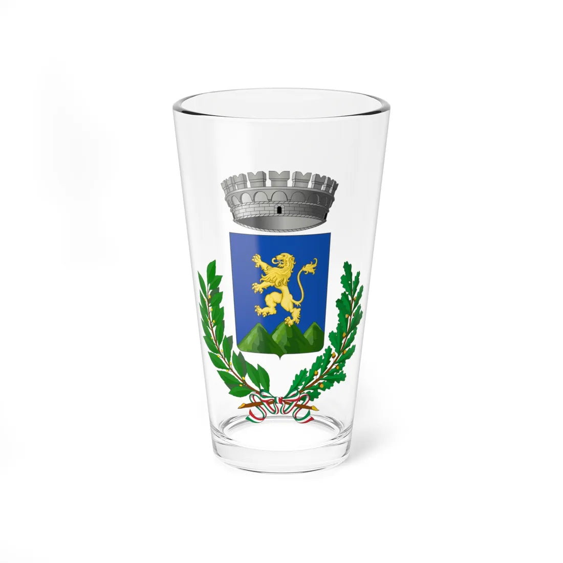 Milena-Stemma (Italy) (Coat of Arms) Pint Glass 16oz 16oz - Go Mug Yourself