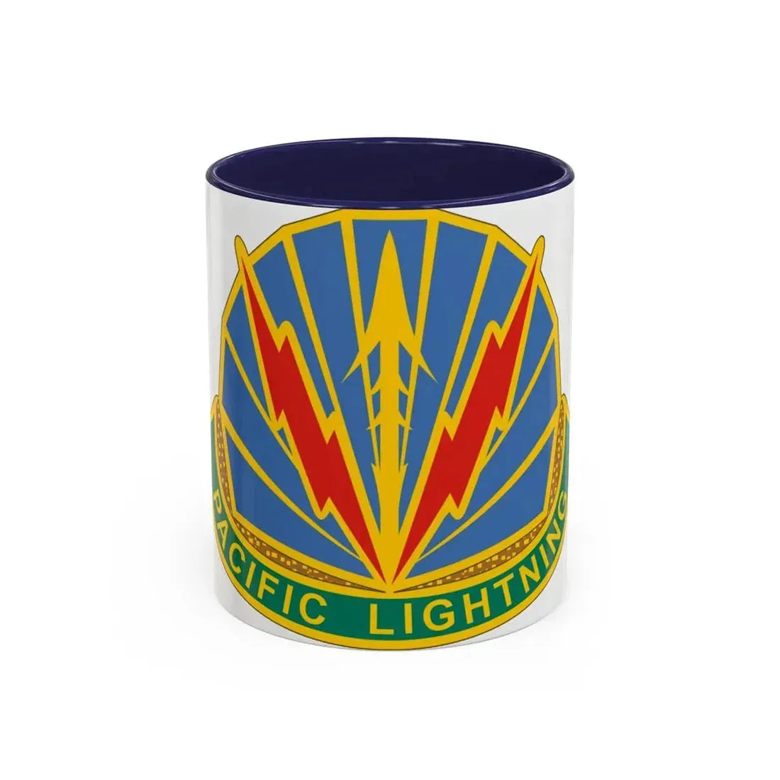 Military Police Brigade Hawaii 2 (U.S. Army) Accent Coffee Mug 11oz Navy - Go Mug Yourself