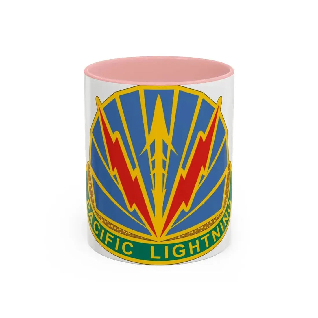 Military Police Brigade Hawaii 2 (U.S. Army) Accent Coffee Mug 11oz Pink - Go Mug Yourself