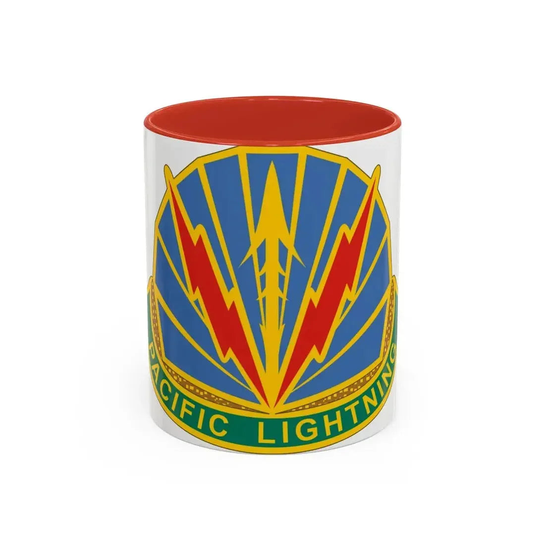 Military Police Brigade Hawaii 2 (U.S. Army) Accent Coffee Mug 11oz Red - Go Mug Yourself