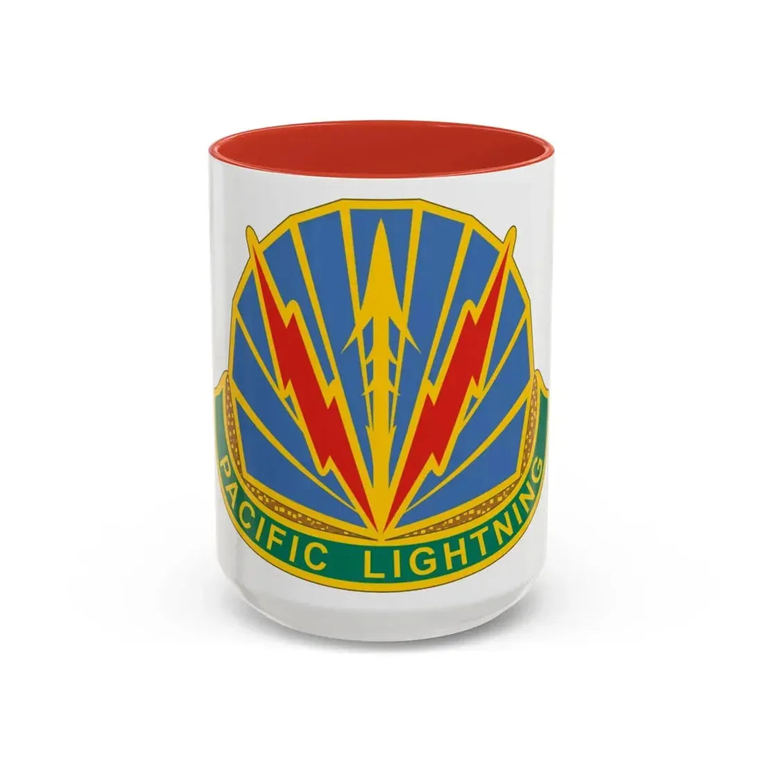 Military Police Brigade Hawaii 2 (U.S. Army) Accent Coffee Mug 15oz Red - Go Mug Yourself