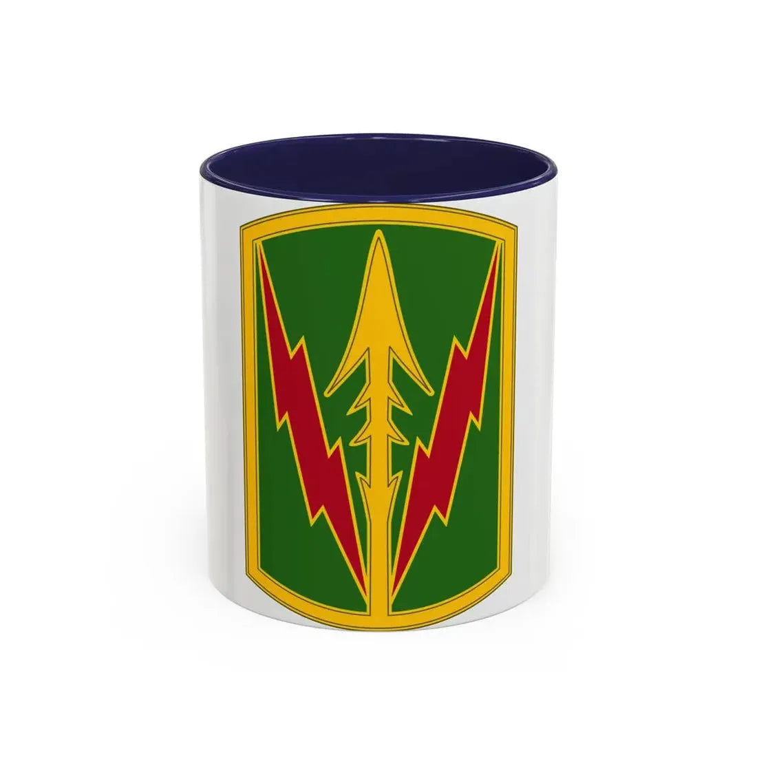 Military Police Brigade Hawaii 3 (U.S. Army) Accent Coffee Mug 11oz Navy - Go Mug Yourself