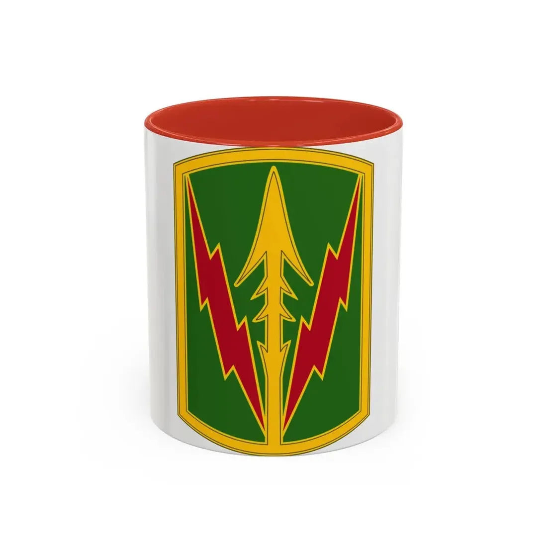 Military Police Brigade Hawaii 3 (U.S. Army) Accent Coffee Mug 11oz Red - Go Mug Yourself