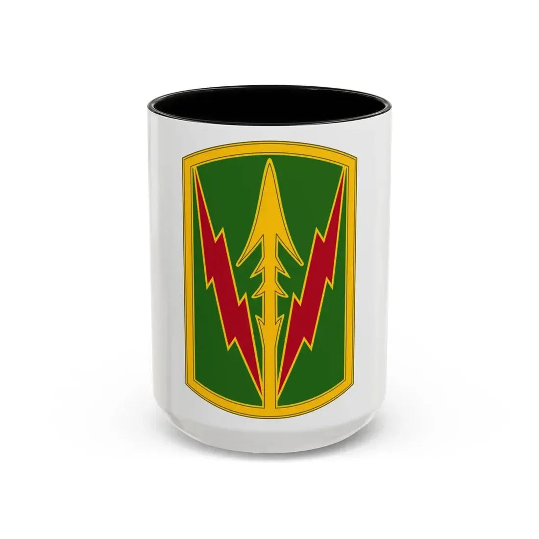 Military Police Brigade Hawaii 3 (U.S. Army) Accent Coffee Mug 15oz Black - Go Mug Yourself