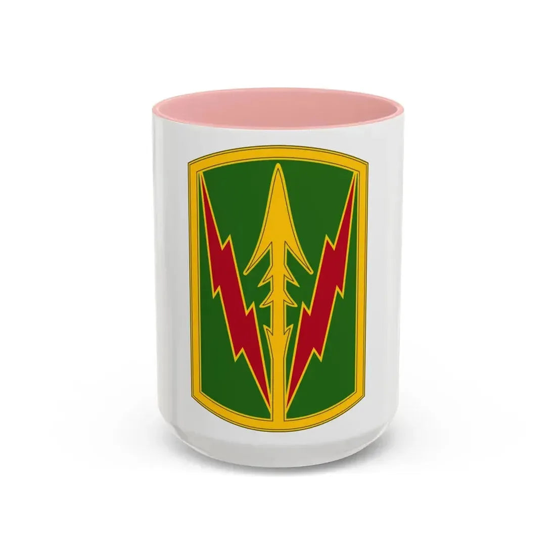 Military Police Brigade Hawaii 3 (U.S. Army) Accent Coffee Mug 15oz Pink - Go Mug Yourself