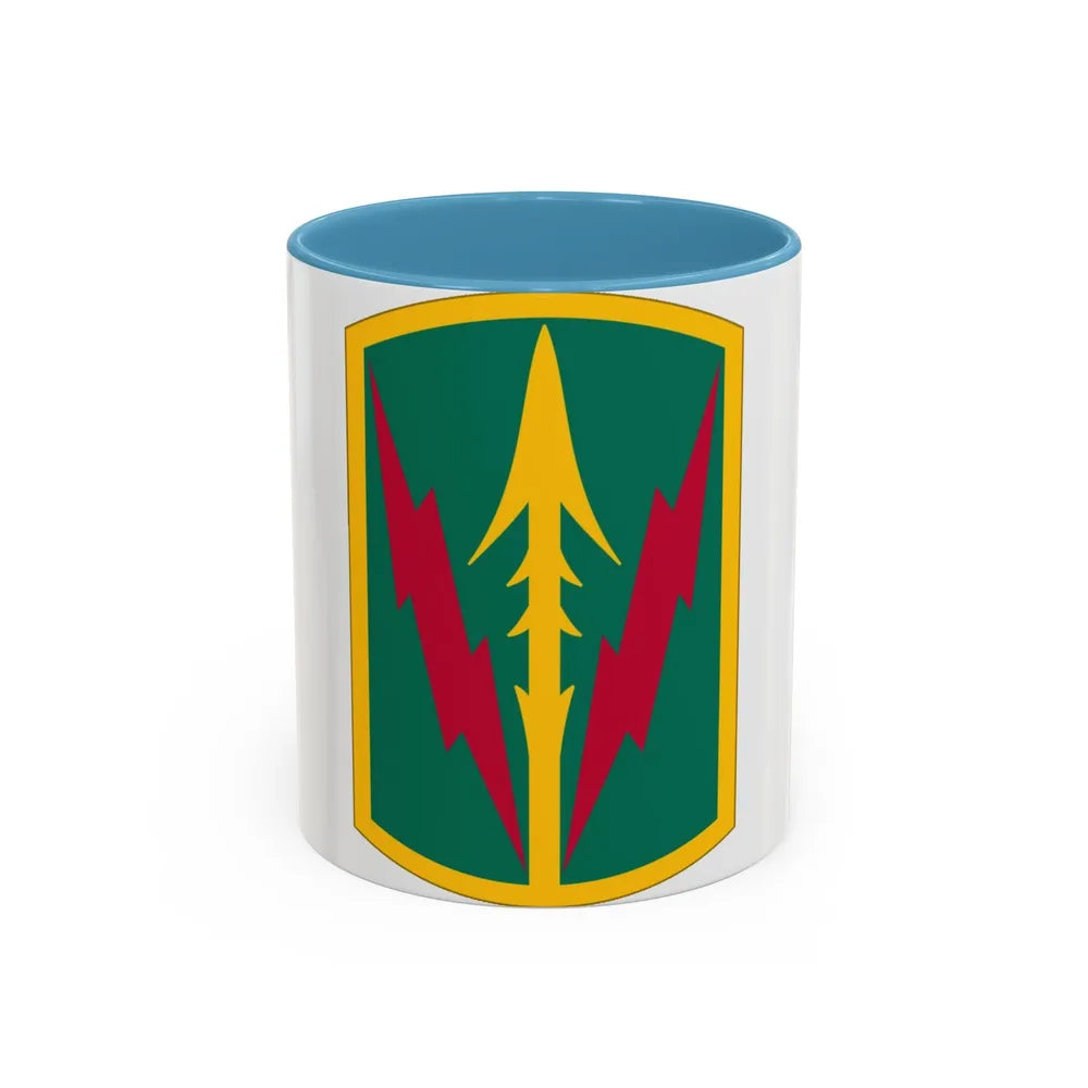 Military Police Brigade Hawaii (U.S. Army) Accent Coffee Mug 11oz Light Blue - Go Mug Yourself