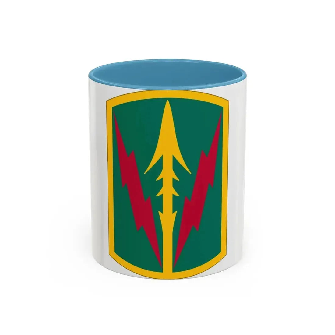 Military Police Brigade Hawaii (U.S. Army) Accent Coffee Mug 11oz Light Blue - Go Mug Yourself