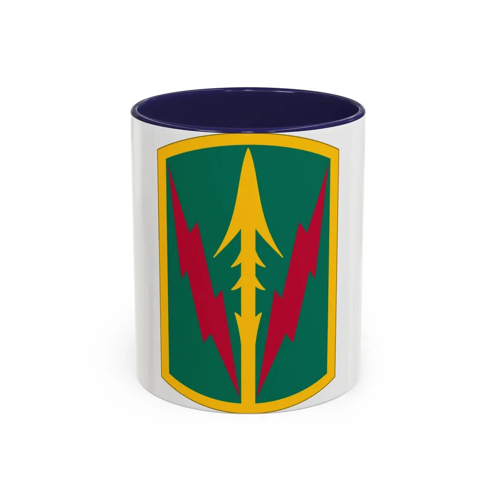 Military Police Brigade Hawaii (U.S. Army) Accent Coffee Mug 11oz Navy - Go Mug Yourself