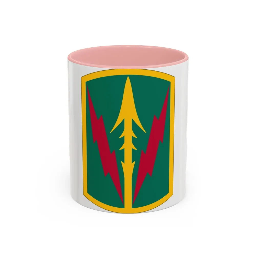 Military Police Brigade Hawaii (U.S. Army) Accent Coffee Mug 11oz Pink - Go Mug Yourself