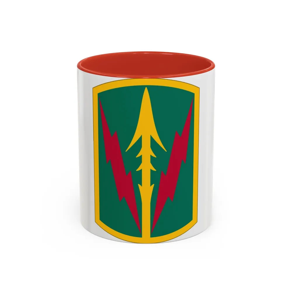 Military Police Brigade Hawaii (U.S. Army) Accent Coffee Mug 11oz Red - Go Mug Yourself