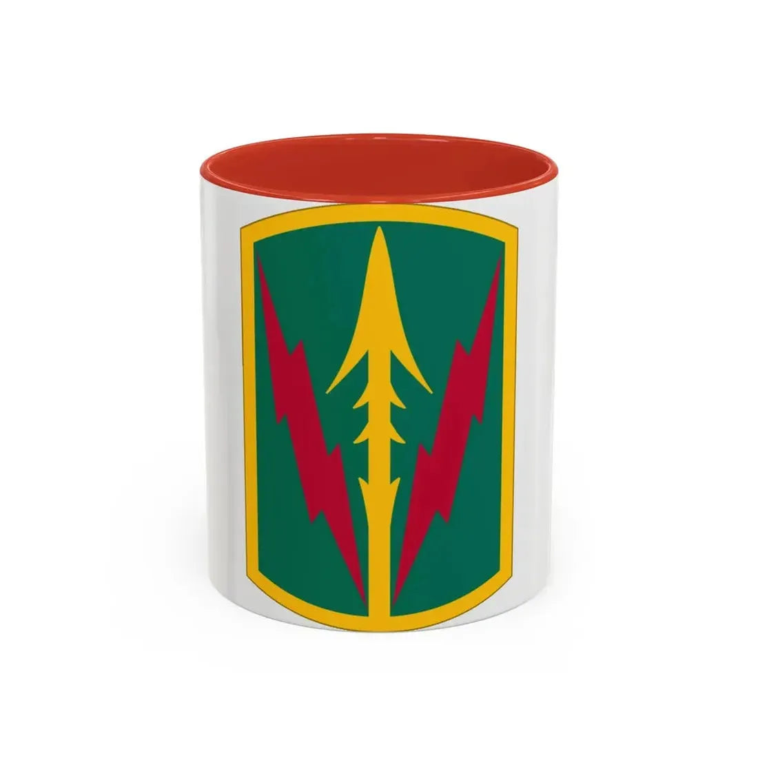 Military Police Brigade Hawaii (U.S. Army) Accent Coffee Mug 11oz Red - Go Mug Yourself